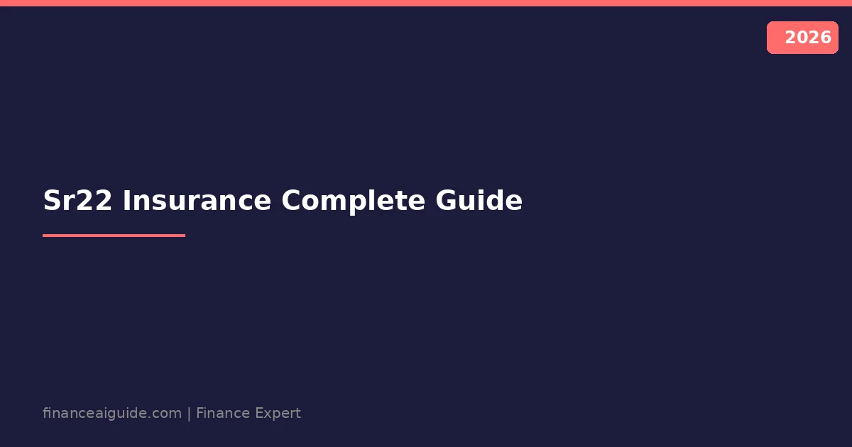 SR-22 Insurance After a DUI: Real Costs by Violation Type (2026 Data)